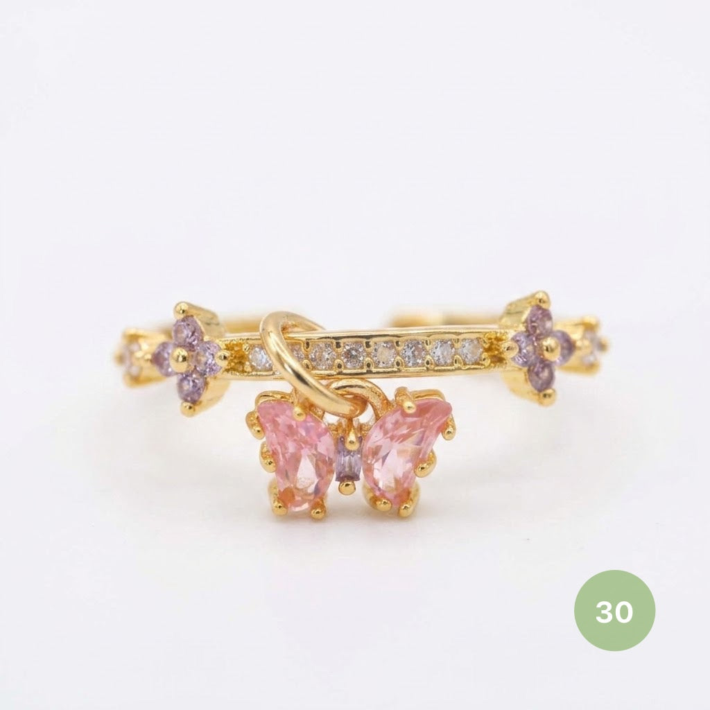 Dainty Rings - golden and silver