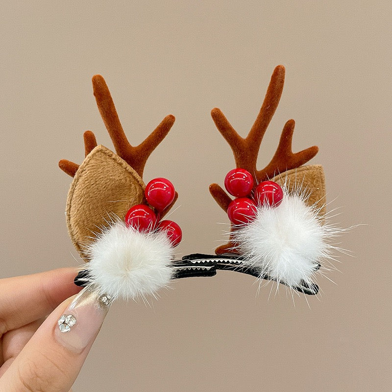 Handmade Christmas Hair Clips- Blind Bag