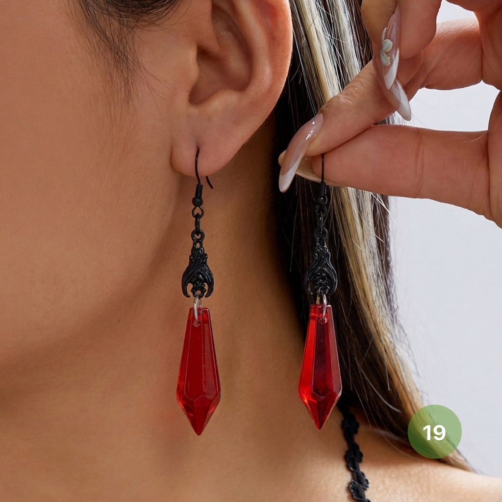 Fancy Halloween Dangle Earrings