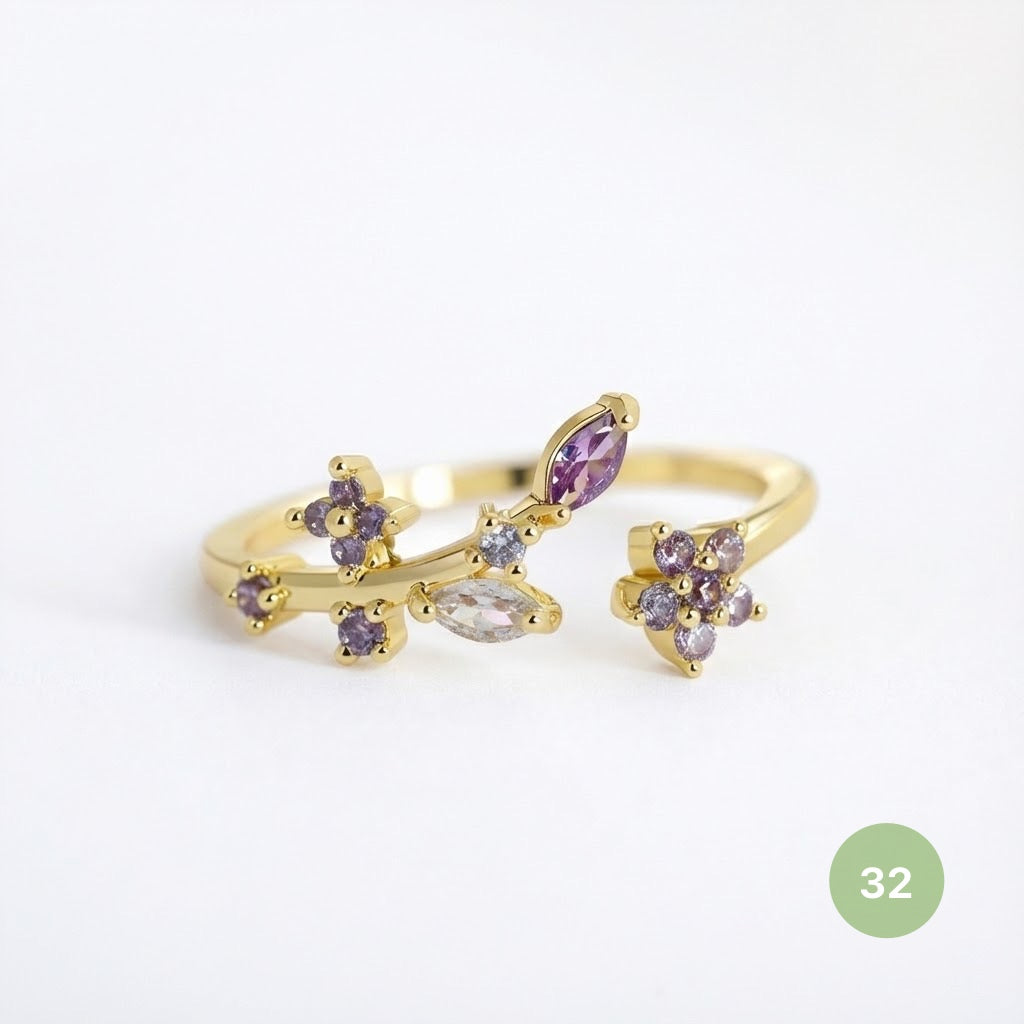 Dainty Rings - golden and silver
