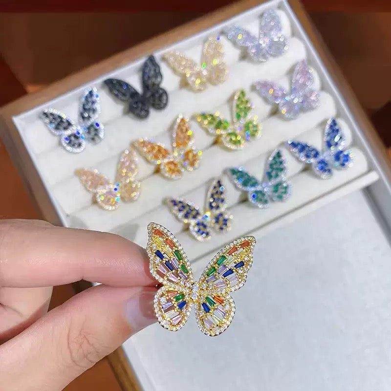 Fancy Butterfly Rings