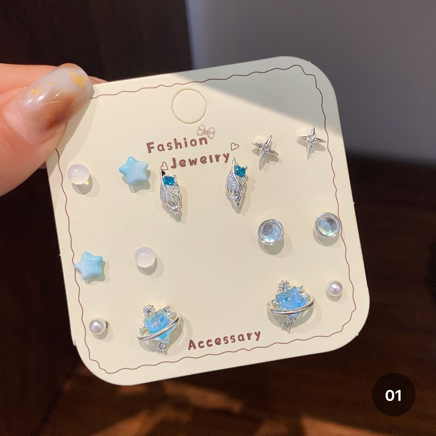 Ocean Style Earrings Set