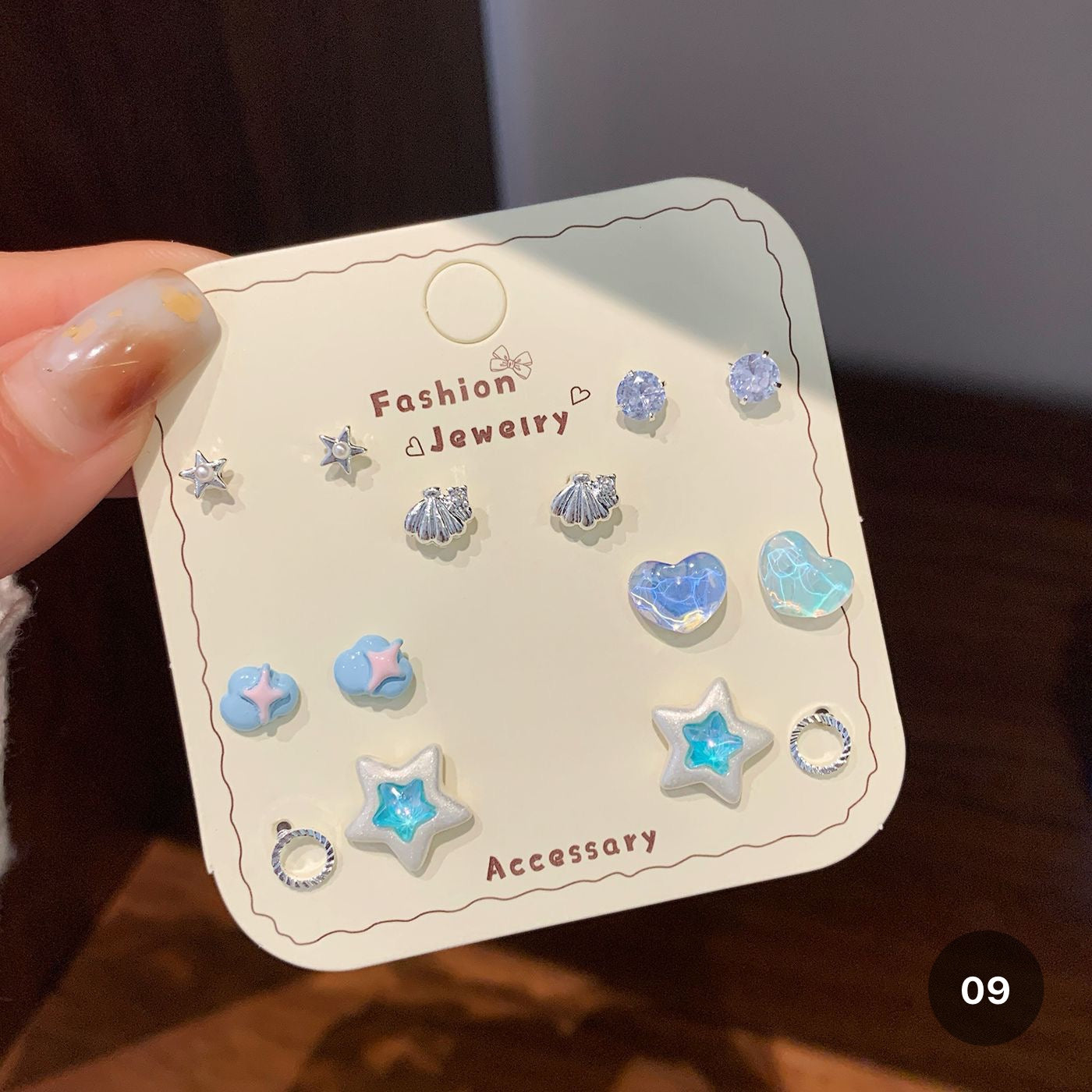 Ocean Style Earrings Set