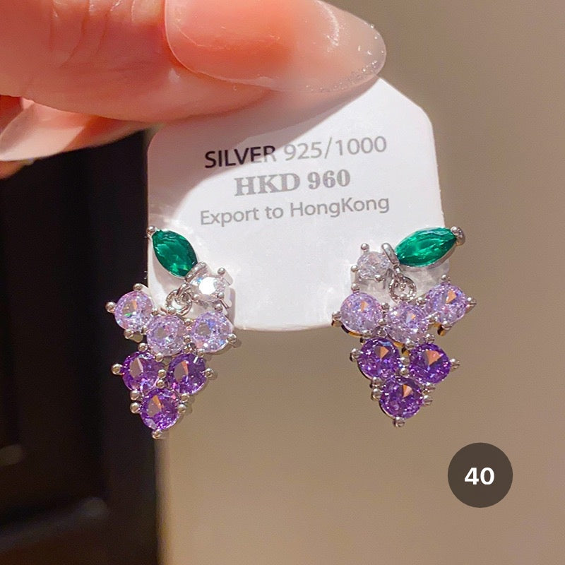 Purple Series Luxury Earrings
