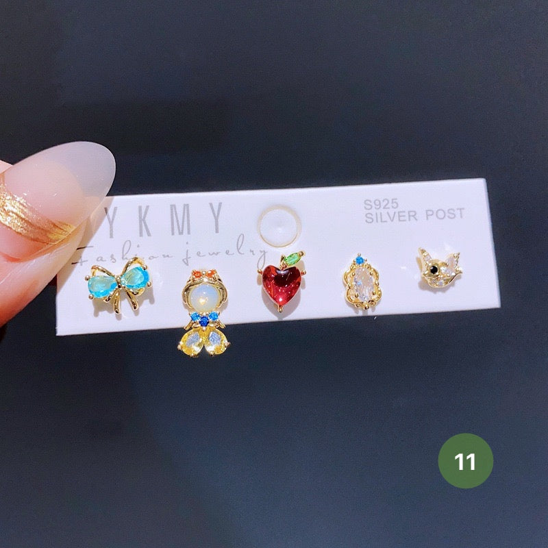Cartoon Series Hoop Earrings