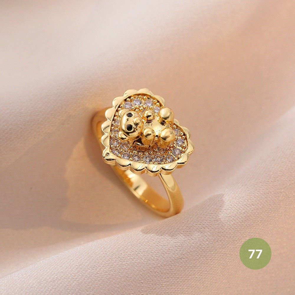 Golden Spinner Ring