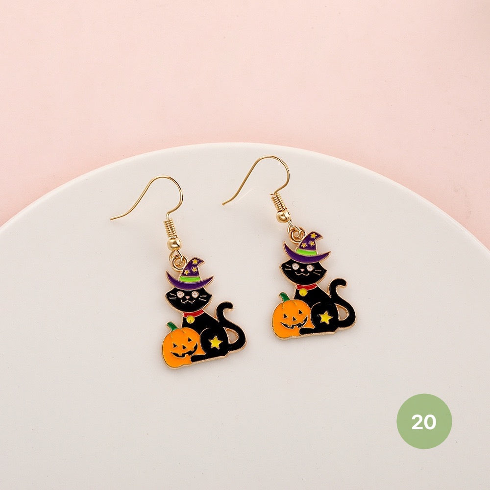 Halloween Spooky Dangle Earrings