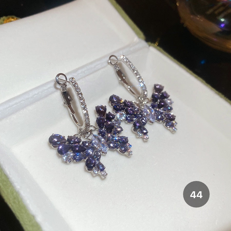 Purple Series Luxury Earrings