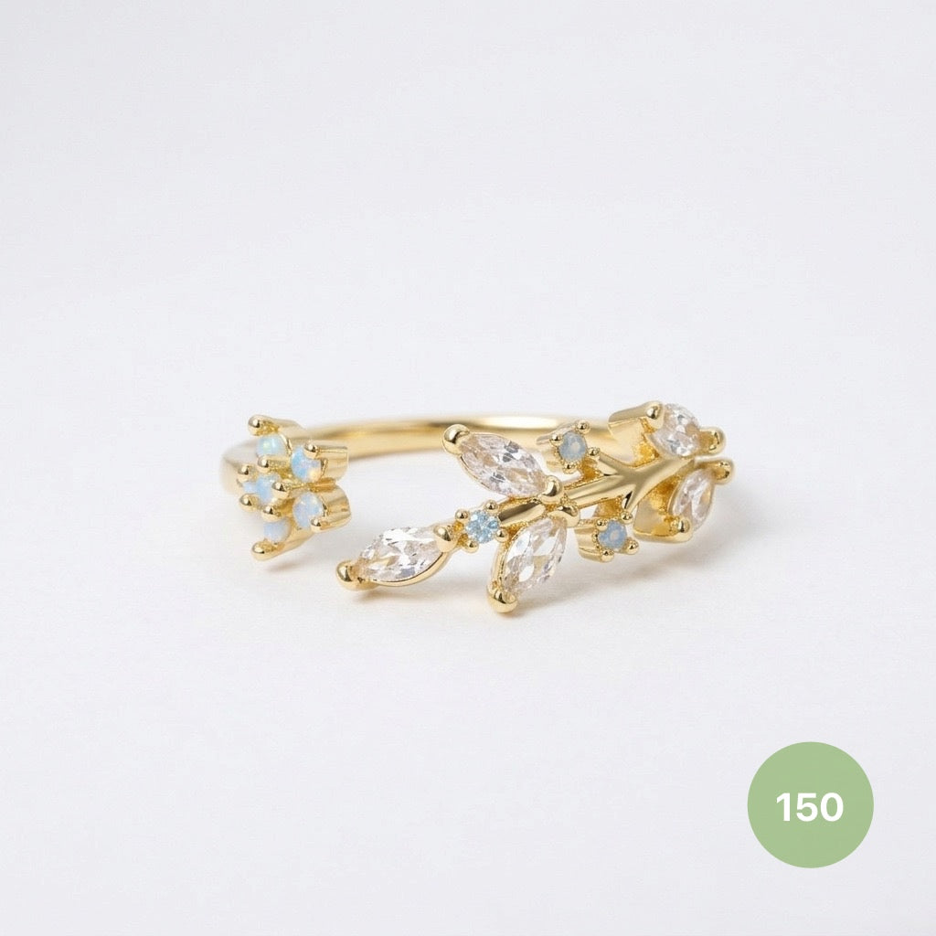 Dainty Rings - golden and silver