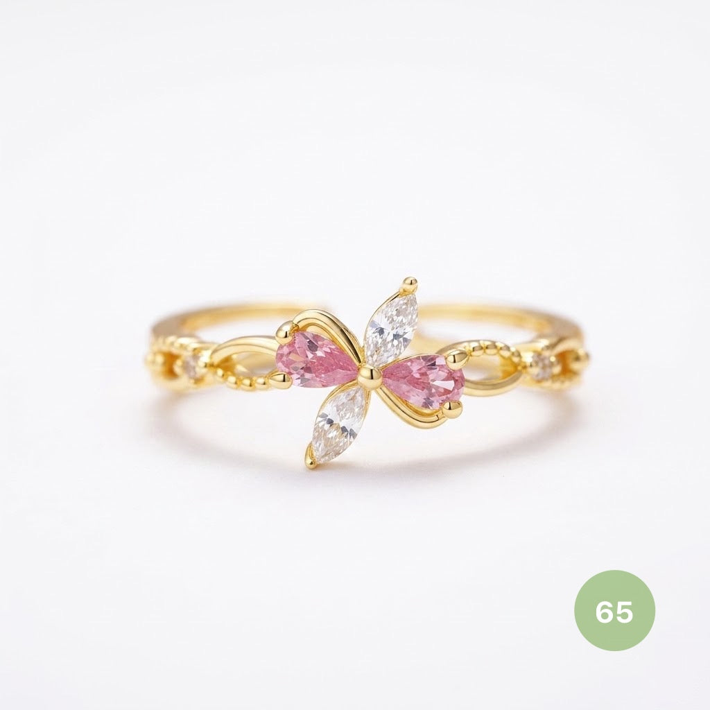 Dainty Rings - golden and silver