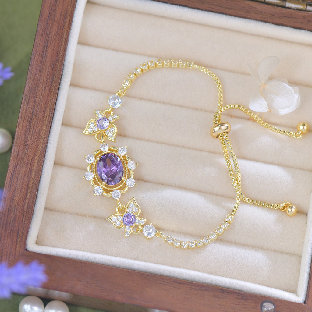 Luxe Butterfly Mystic Violet Jewelry Set