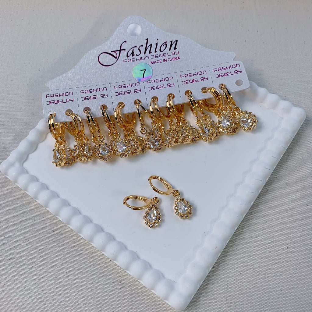 Dainty Dangle Hoop Earring