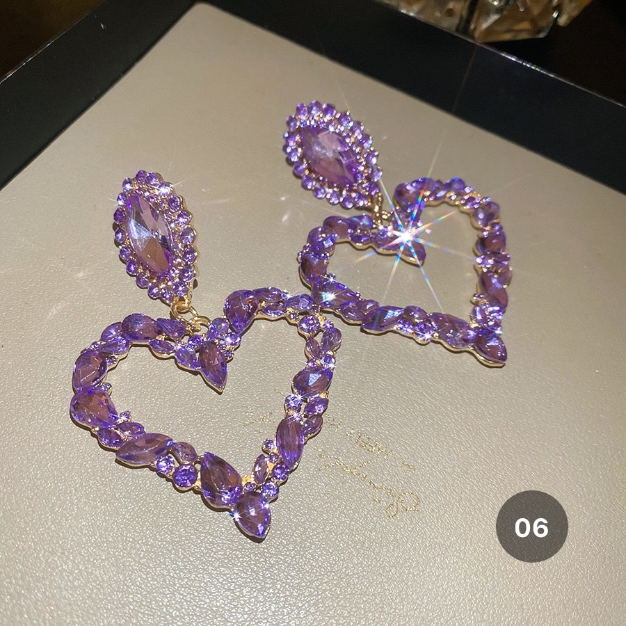 Purple Series Luxury Earrings