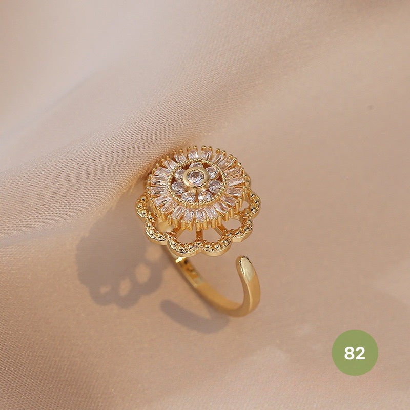 Golden Spinner Ring