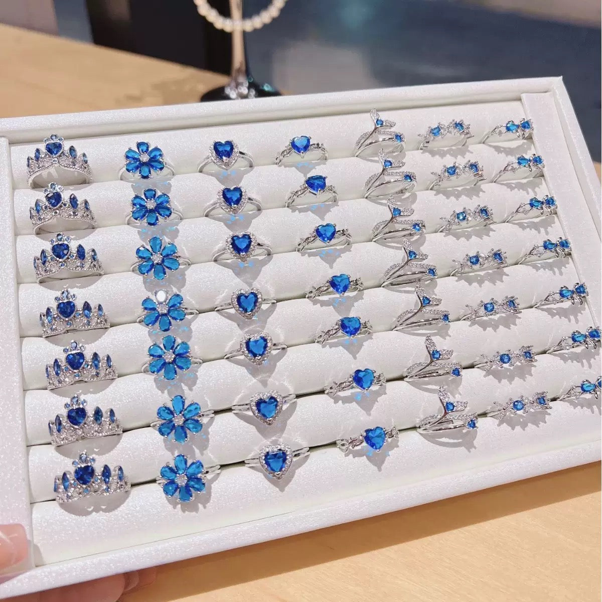 Blue Series Rings