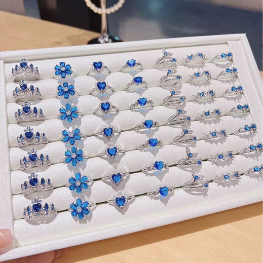 Blue Series Rings