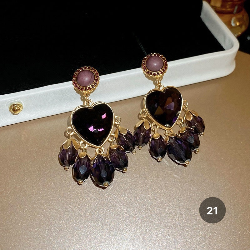 Purple Series Luxury Earrings