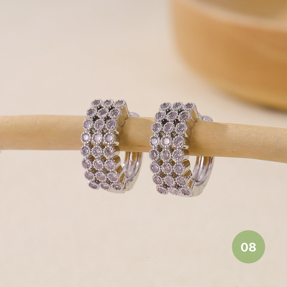 Silver Plain Hoop Earring