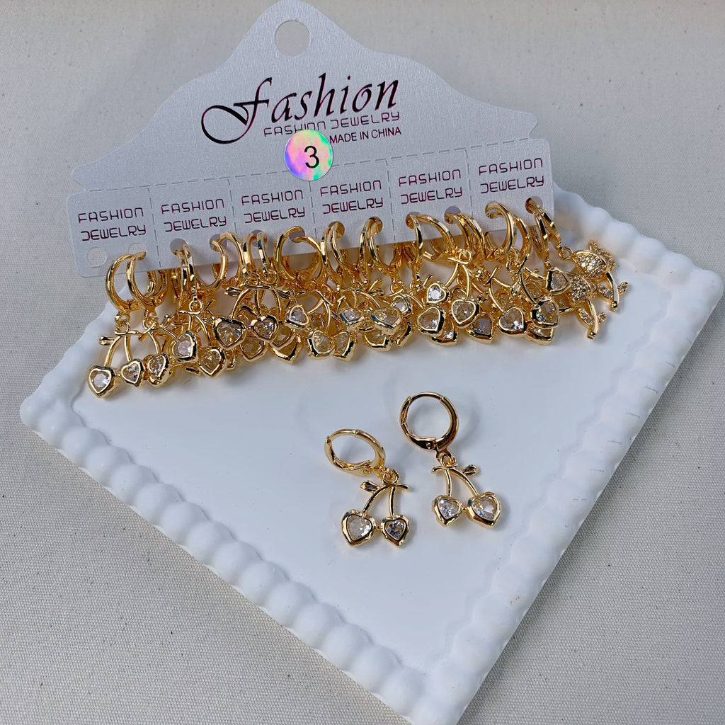 Dainty Dangle Hoop Earring