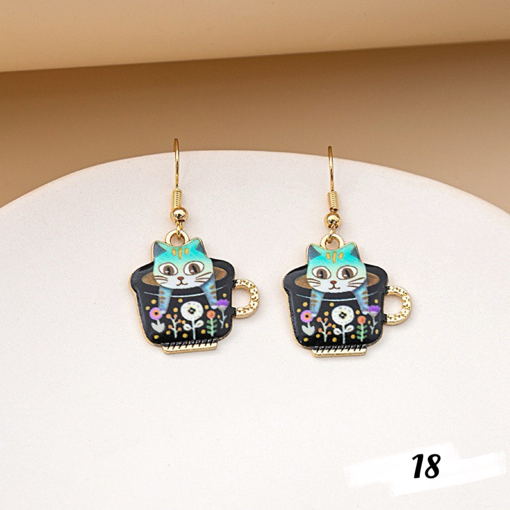 Cute Cat Series Earrings
