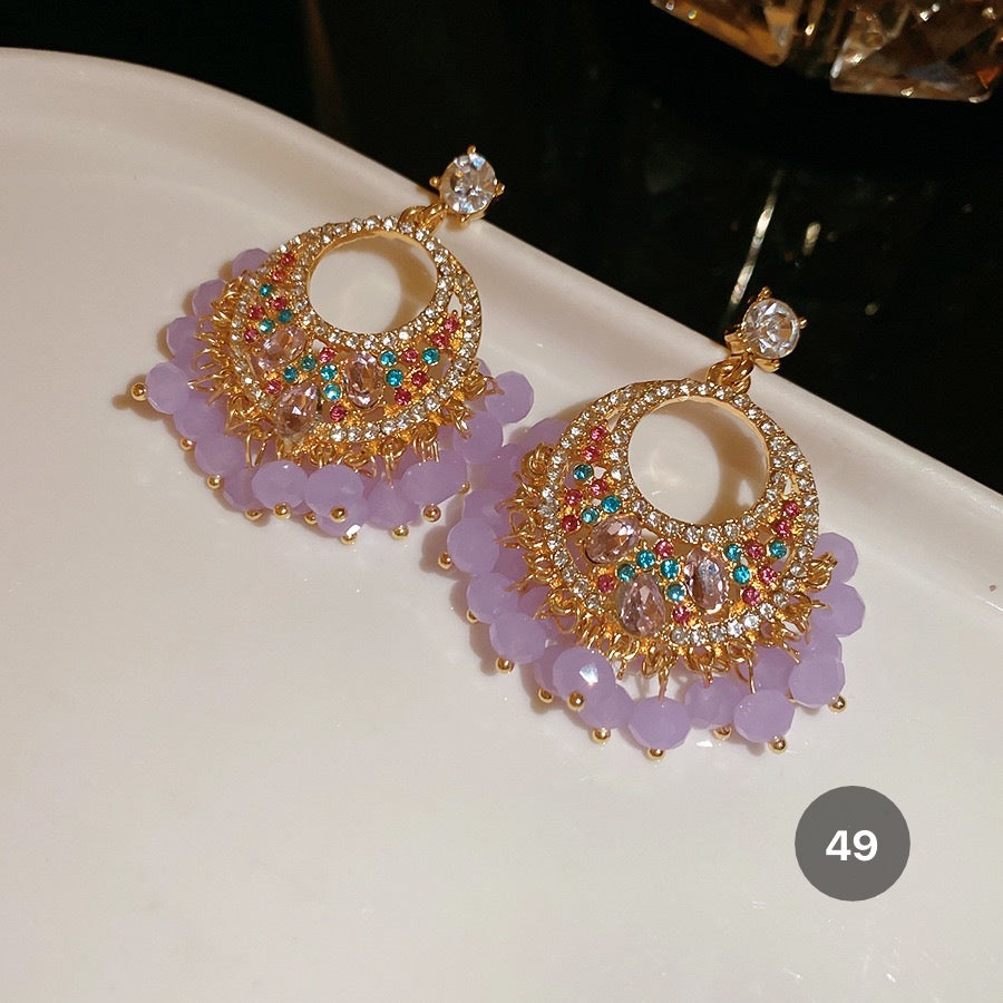 Purple Series Luxury Earrings