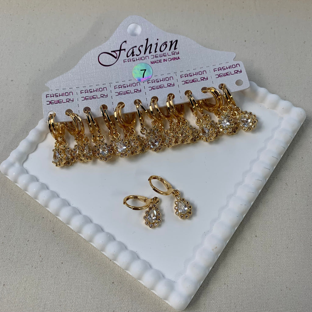 Dainty Dangle Hoop Earring