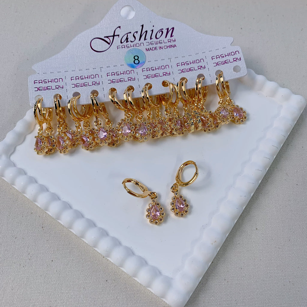 Dainty Dangle Hoop Earring