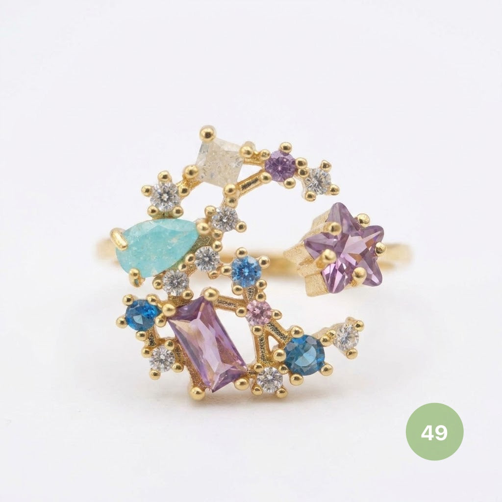 Dainty Rings - golden and silver