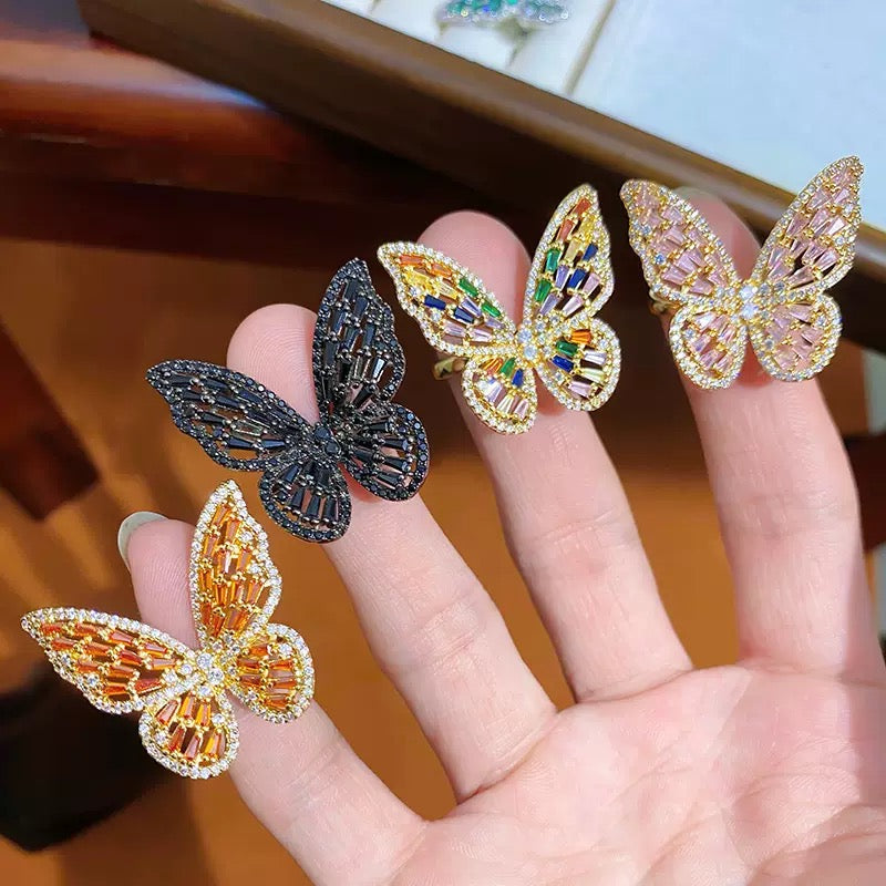 Fancy Butterfly Rings