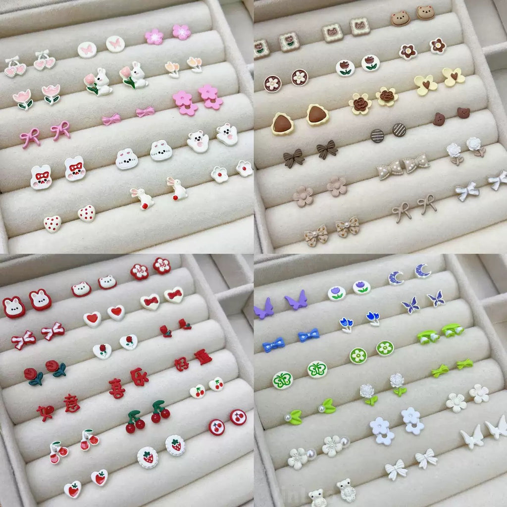 Dainty Stud Earrings - A collection