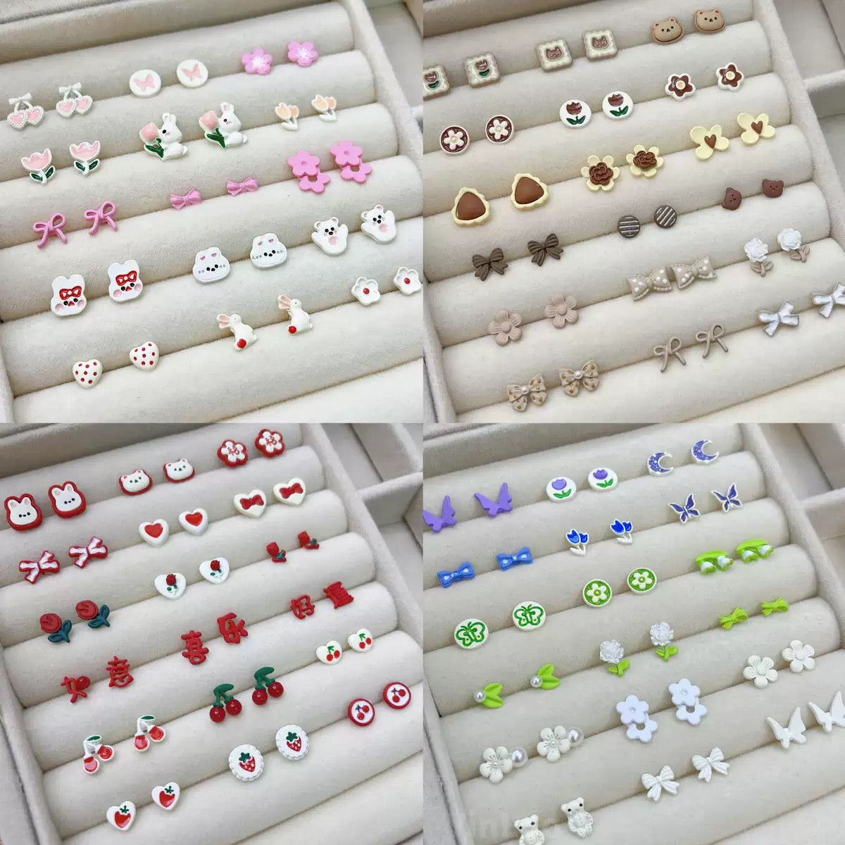 Dainty Stud Earrings - A collection