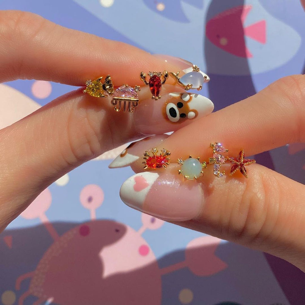 Sea Animal Stud Earrings