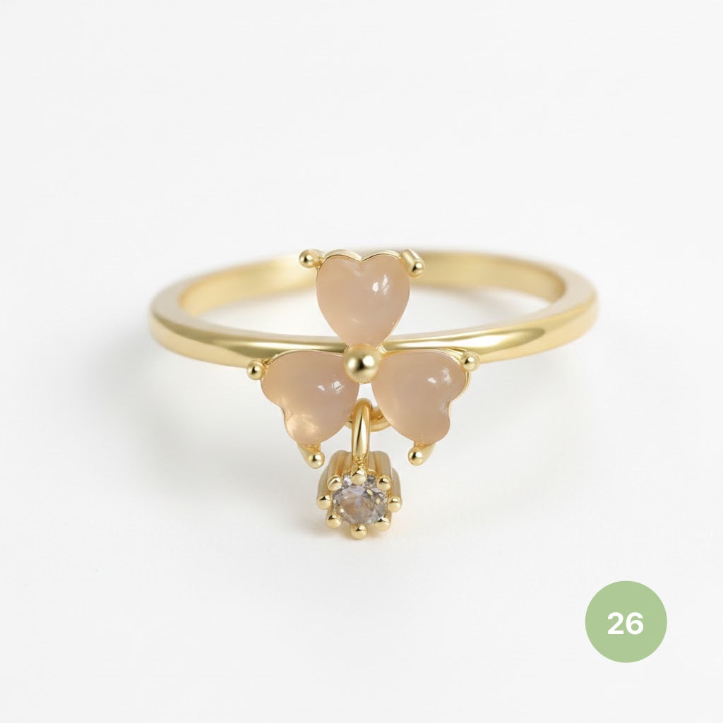 Dainty Rings - golden and silver
