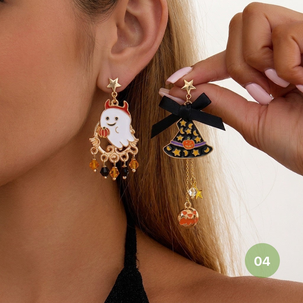 Fancy Halloween Dangle Earrings