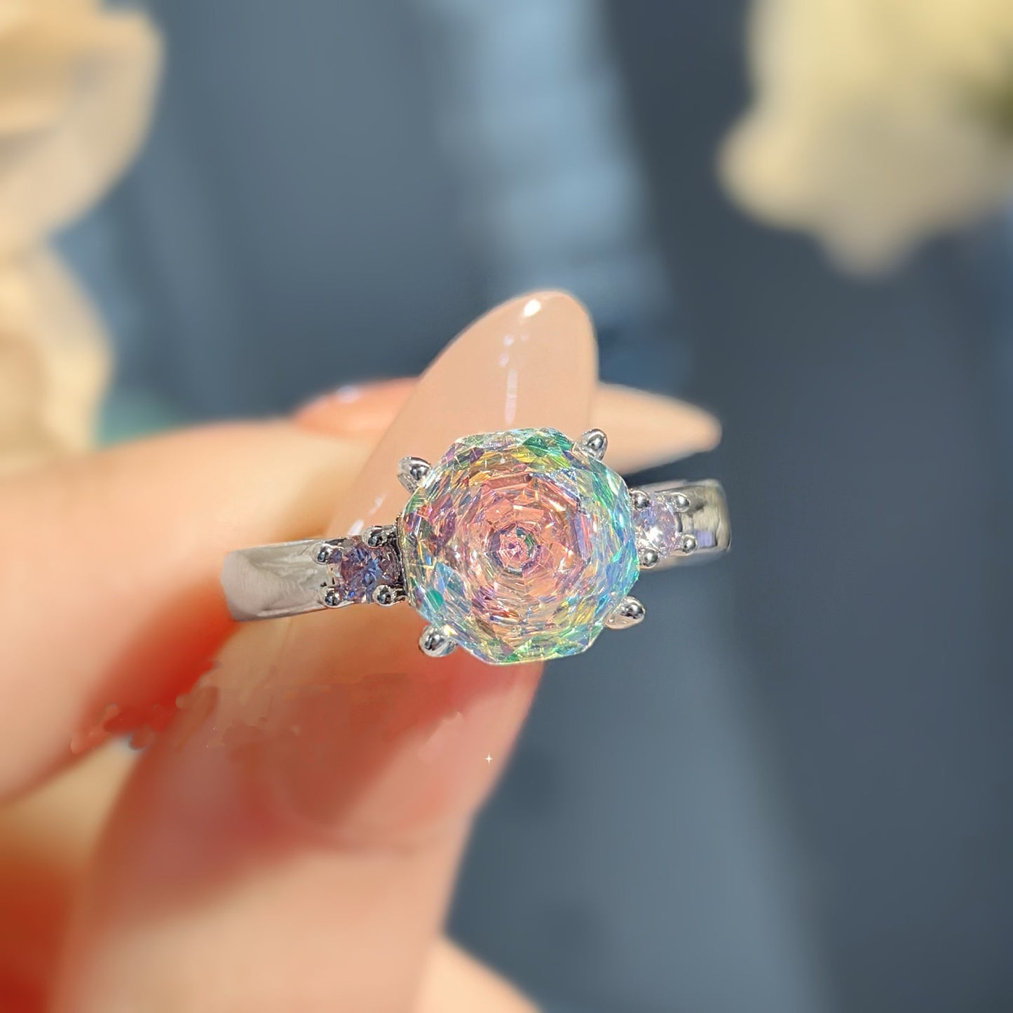 Rose Cut Luxury Jewelry Set