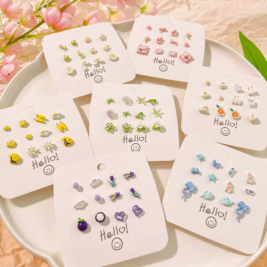 Cute Spring Animal Earring Set