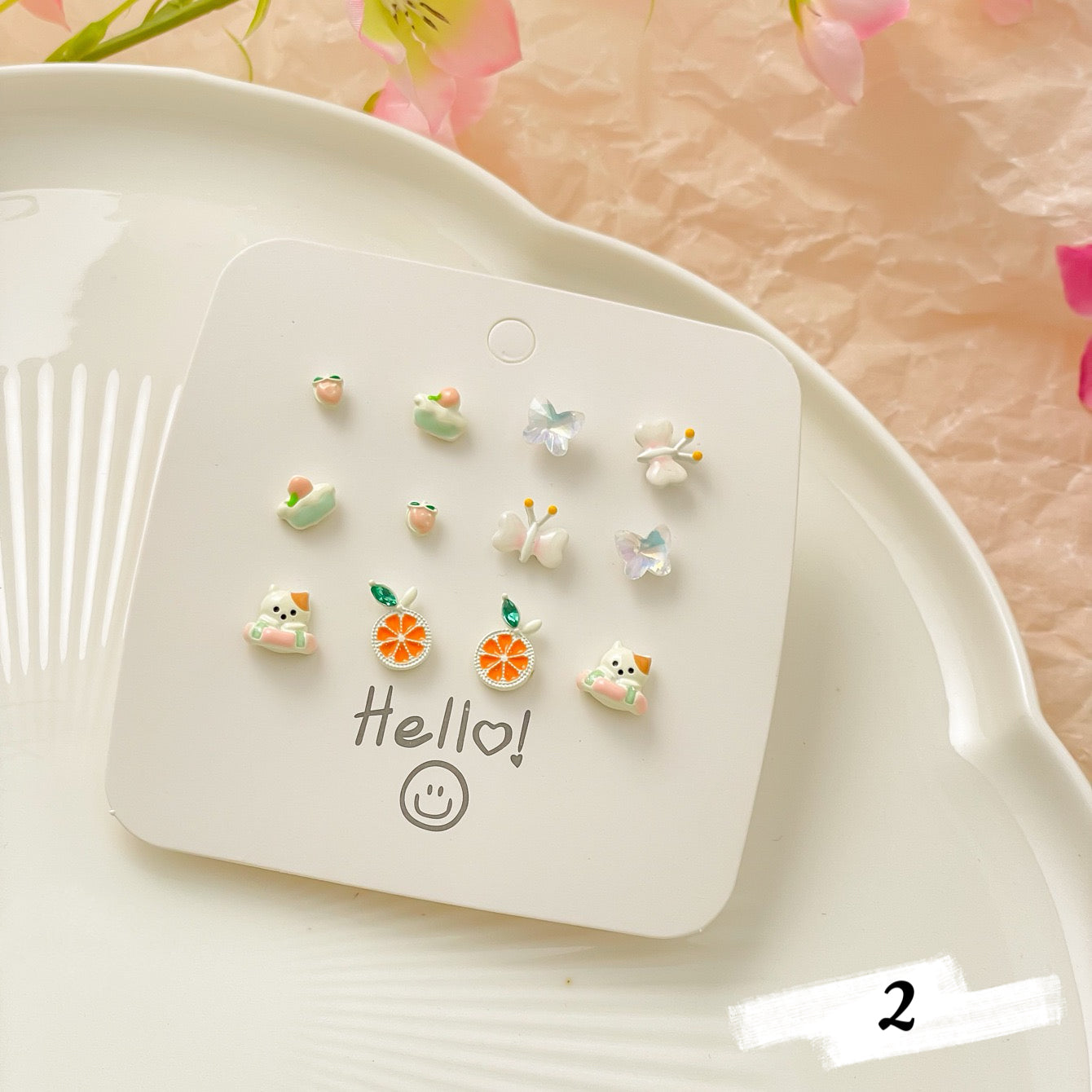 Cute Spring Animal Earring Set