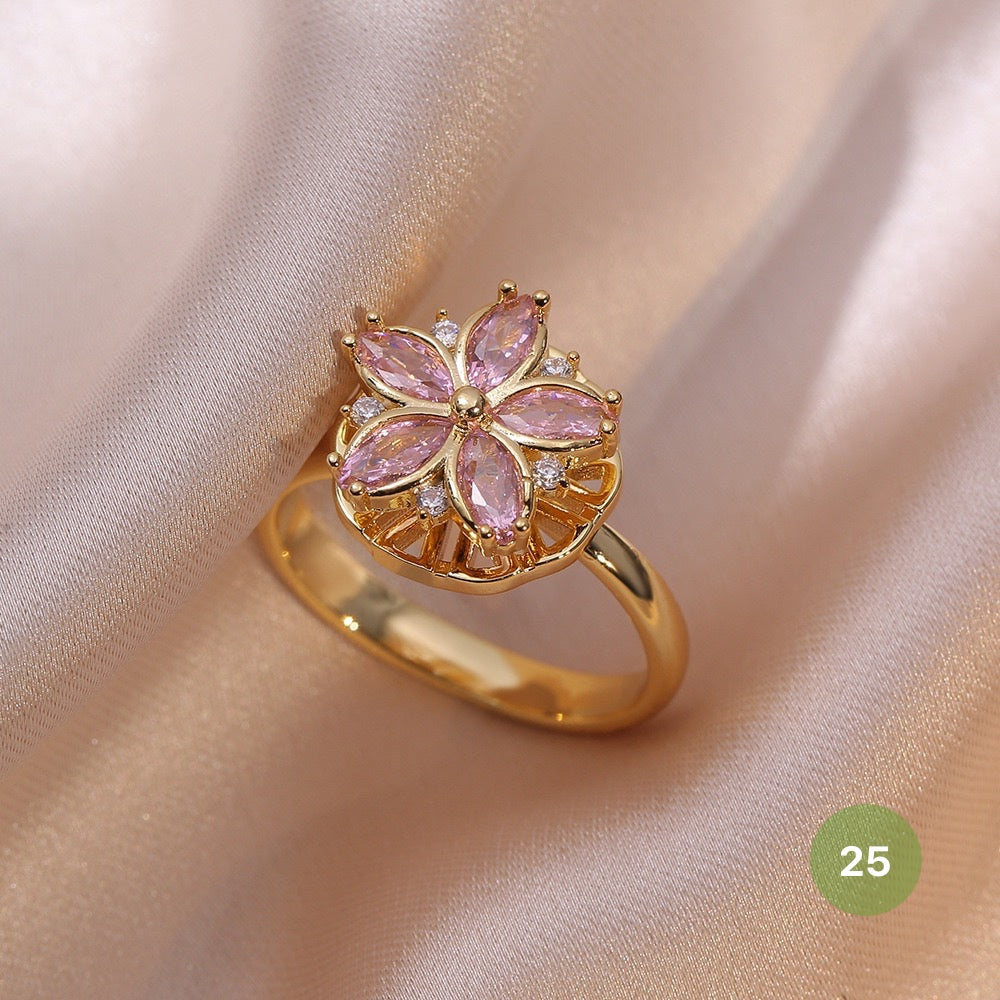 Golden Spinner Ring