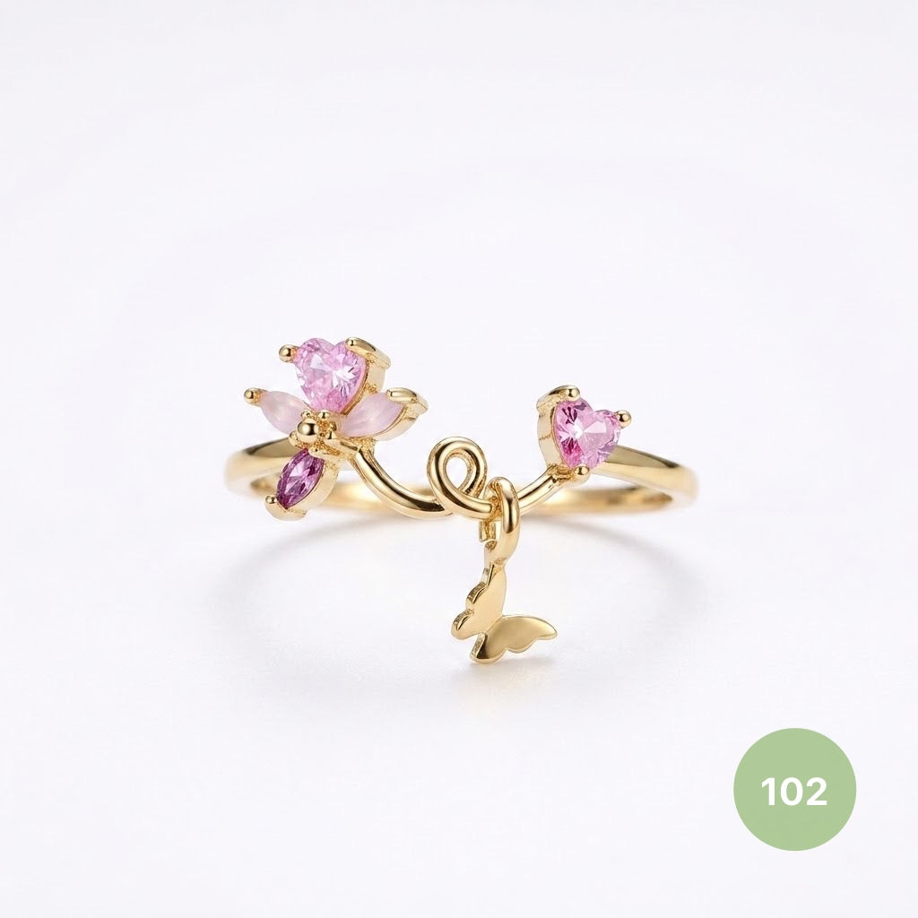 Dainty Rings - golden and silver