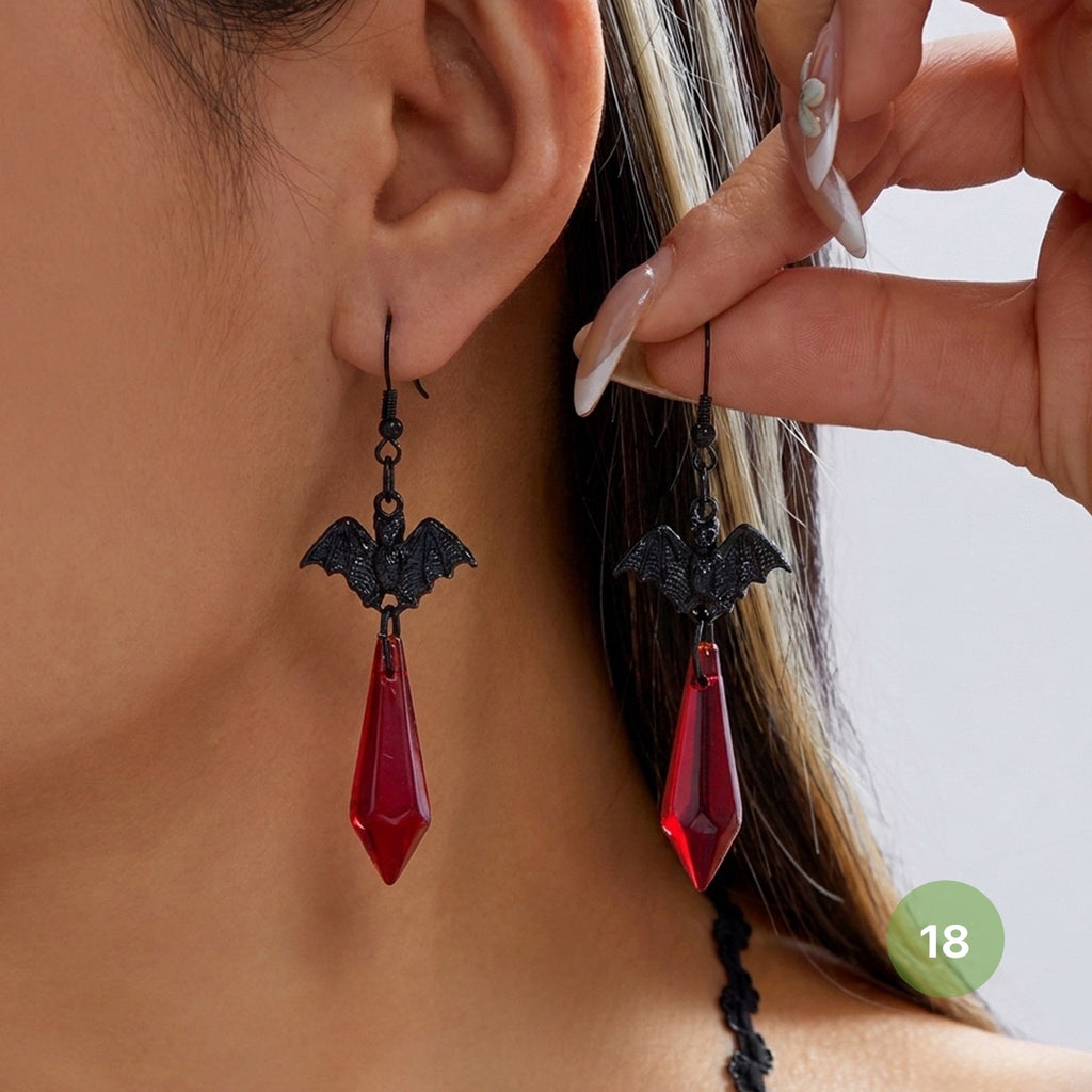 Fancy Halloween Dangle Earrings