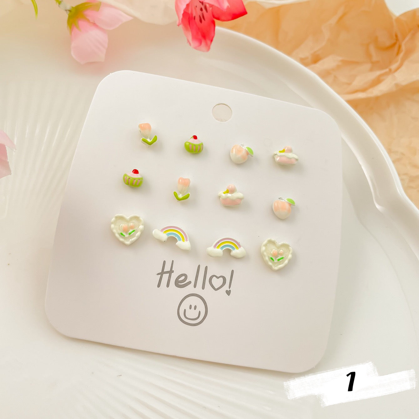 Cute Spring Animal Earring Set