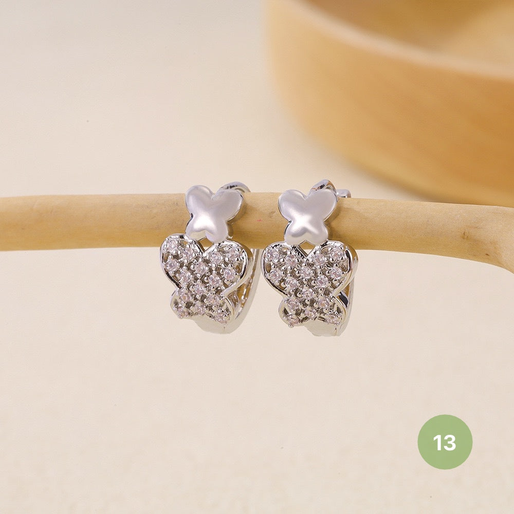 Silver Plain Hoop Earring