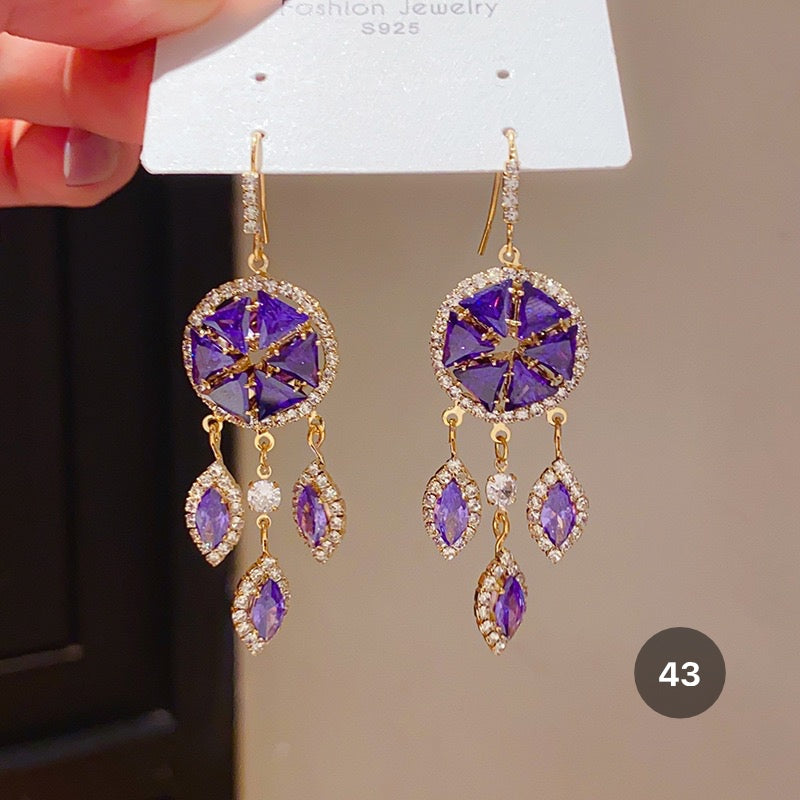 Purple Series Luxury Earrings