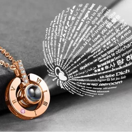 I love u in 100 languages Necklace - Blind Bag