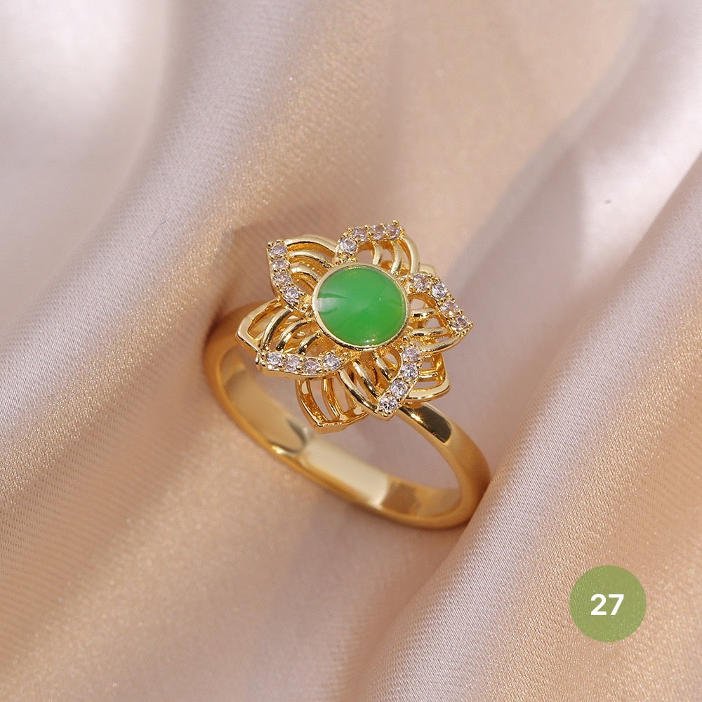 Golden Spinner Ring