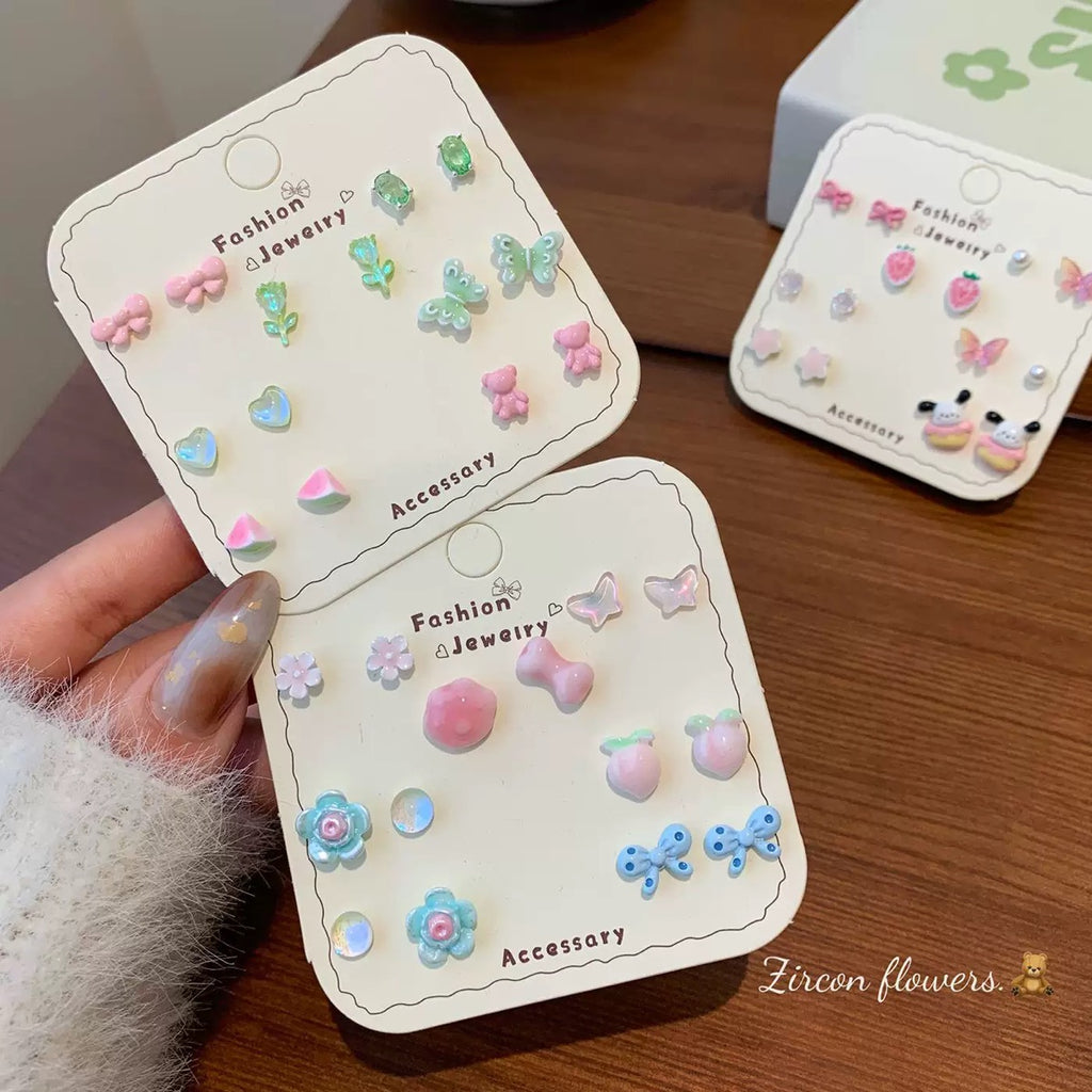 Spring Dopamine Earrings Set