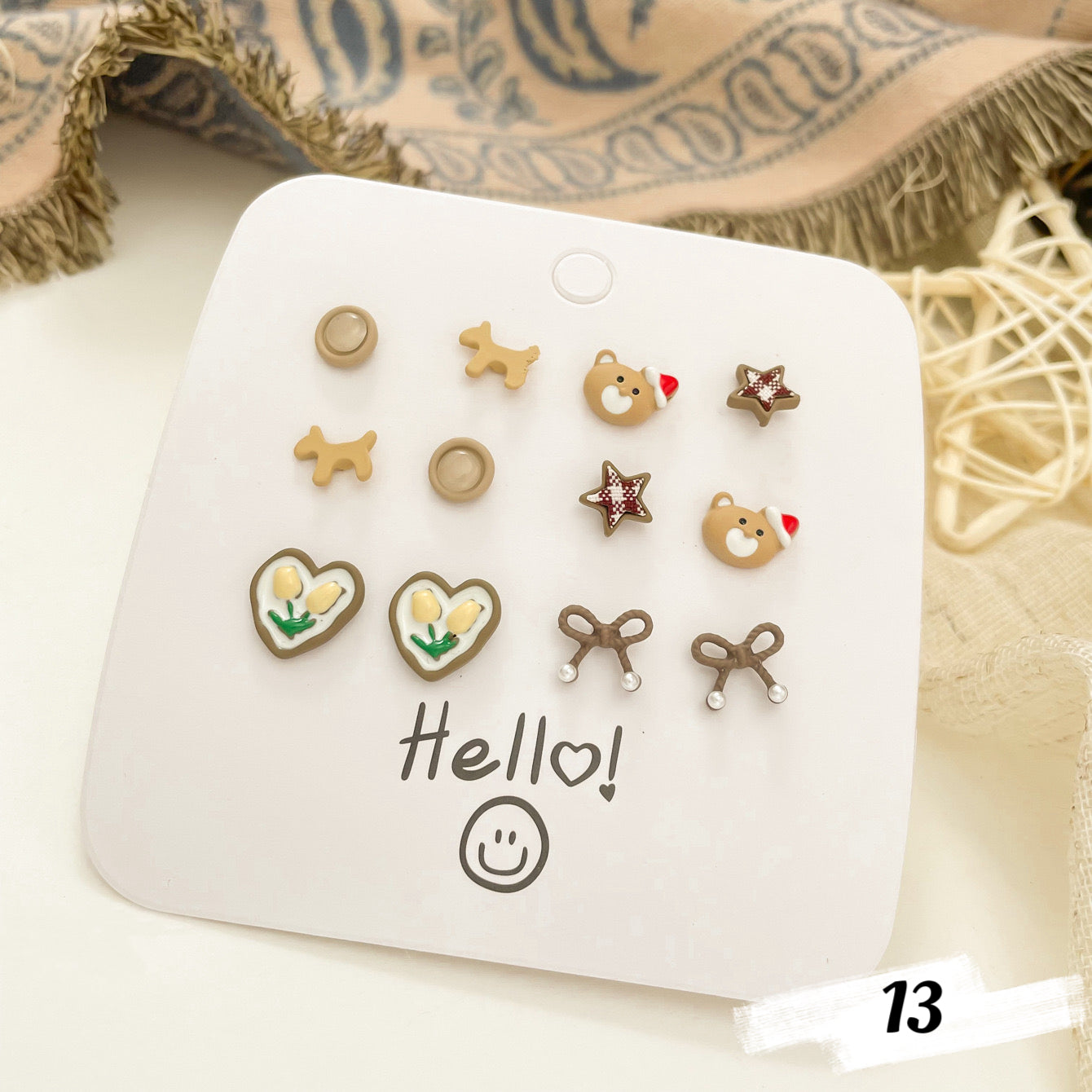 Cute Spring Animal Earring Set