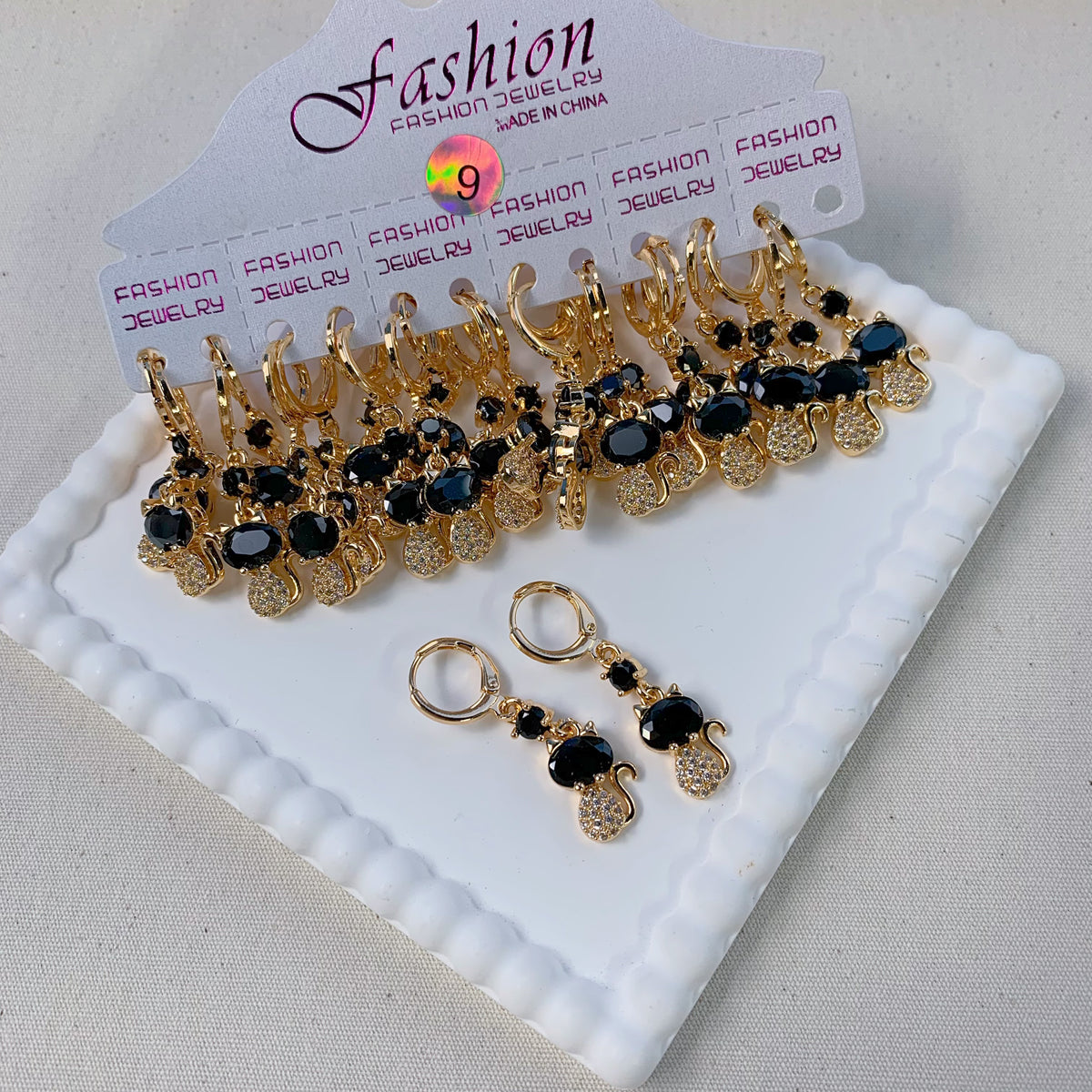 Dainty Dangle Hoop Earring