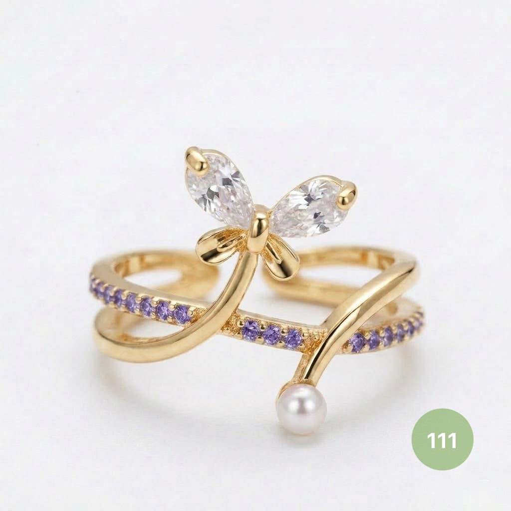 Dainty Rings - golden and silver