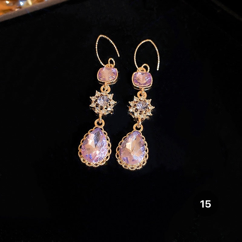 Purple Series Luxury Earrings